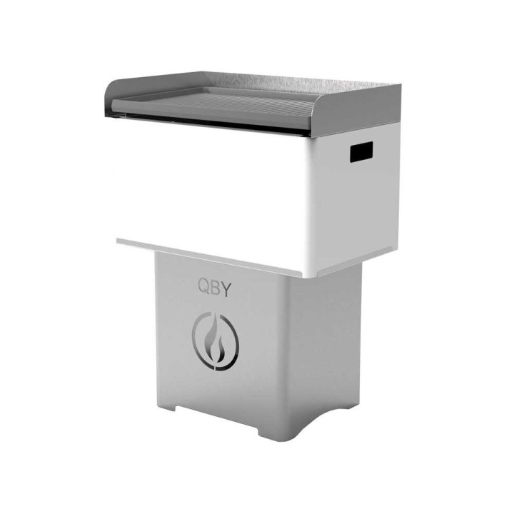 Linea VZ QBY bianco pellettigrilli, pyrolyyttinen, 60 × 38 cm, 35 kg
