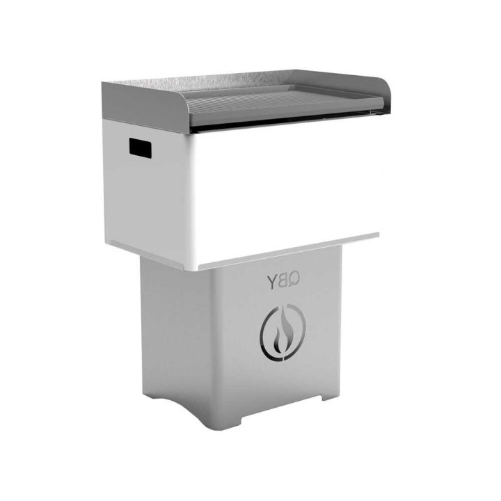 Linea VZ QBY bianco pellettigrilli, pyrolyyttinen, 60 × 38 cm, 35 kg