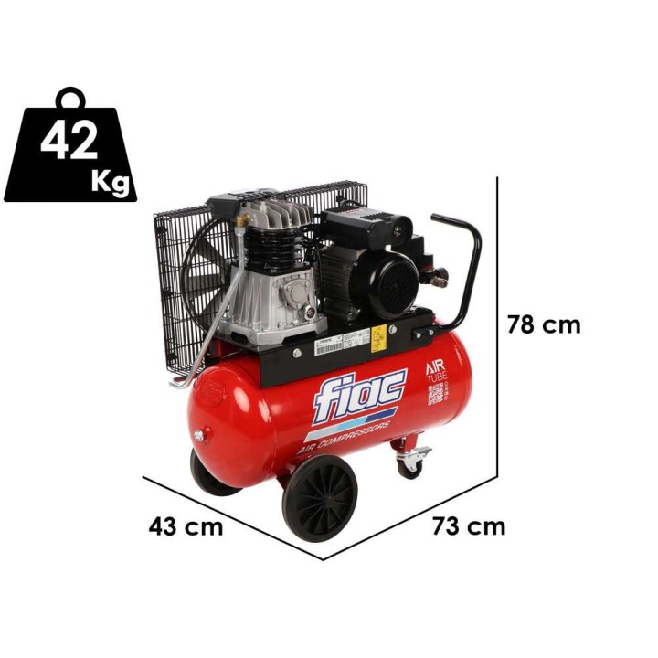 FIAC AB 50/268-2-MC kompressori, 2 HP, 50 l, 230 V