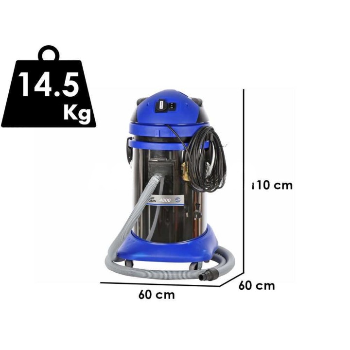 Annovi & Reverberi 4800 pölynimuri, ruostumaton 37 l säiliö, 1 400 W, 230 V