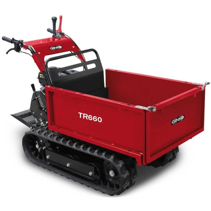 GINKO TR 660 moottorikottikärry 600 kg hydraulinen kippaus Honda GX 200
