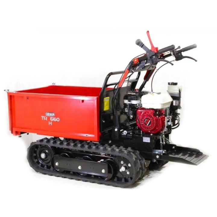 GINKO TR 660 moottorikottikärry, 600 kg, hydraulinen kippaus, Honda GX 200