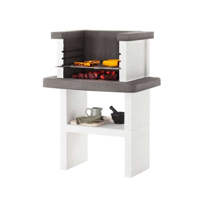 Palazzetti Belair muurattu hiiligrilli, 53 × 40 cm, 3 korkeutta