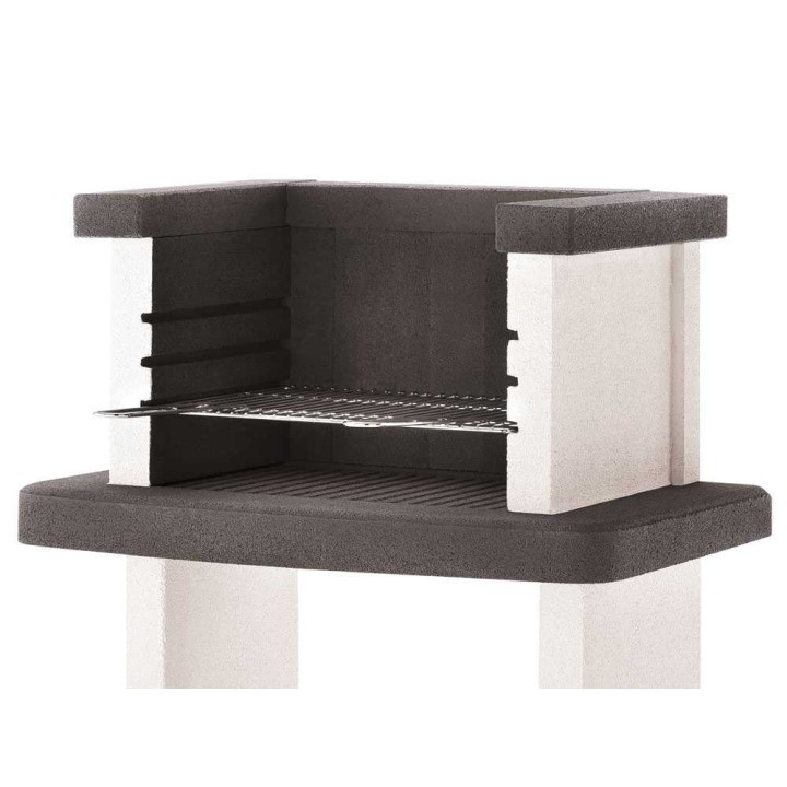 Palazzetti Belair muurattu hiiligrilli, 53 × 40 cm, 3 korkeutta