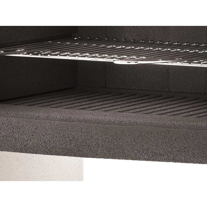 Palazzetti Belair muurattu hiiligrilli, 53 × 40 cm, 3 korkeutta