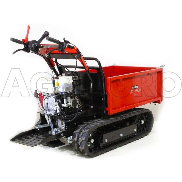 GINKO TR 660 moottorikottikärry, 600 kg, hydraulinen kippaus, Honda GX 200
