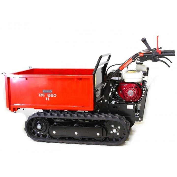 GINKO TR 660 moottorikottikärry, 600 kg, hydraulinen kippaus, Honda GX 200