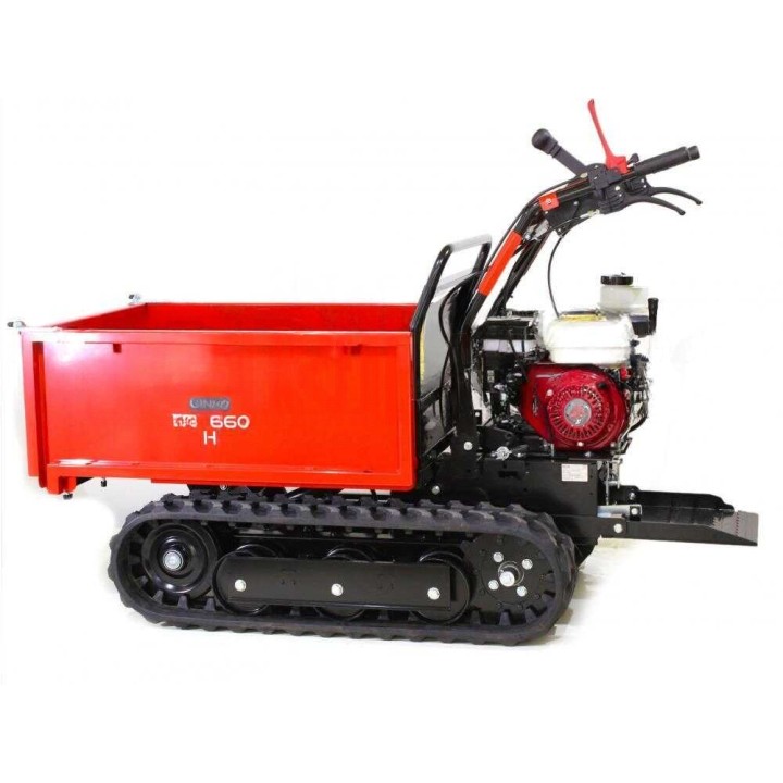 GINKO TR 660 moottorikottikärry, 600 kg, hydraulinen kippaus, Honda GX 200