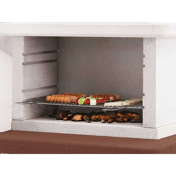 Palazzetti Grado 2 muurattu grilli ja uuni, 68 × 40 cm, puu- ja hiilikäyttöinen