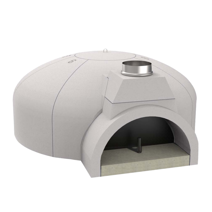 Edilmark FP 140N puulämmitteinen pizzauuni 140 cm 10 pizzaa