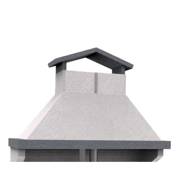 Edilmark Golia muurattu grilli puulle ja hiilelle, 79 × 50 cm, 1 260 kg