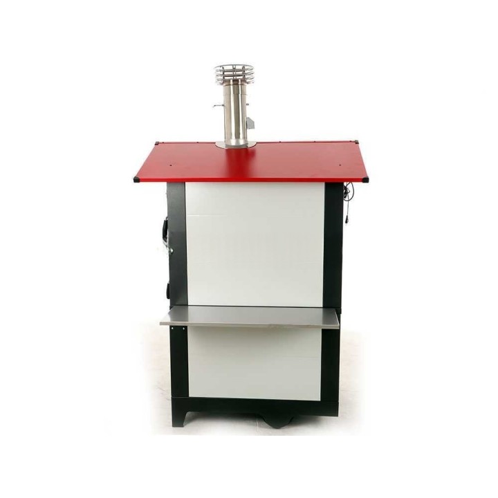 Fontana Rosso puulämmitteinen ulkouuni, 80 × 45 cm, 3 paistotasoa