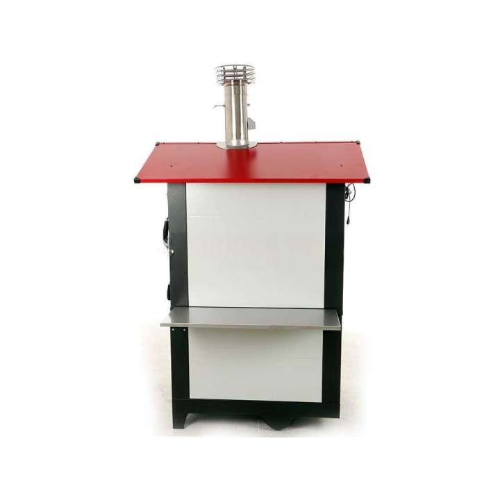 Fontana Rosso 80 × 54 puulämmitteinen ulkouuni, 3 paistotasoa