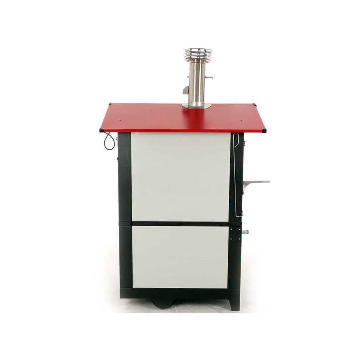 Fontana Rosso 80 × 54 puulämmitteinen ulkouuni, 3 paistotasoa