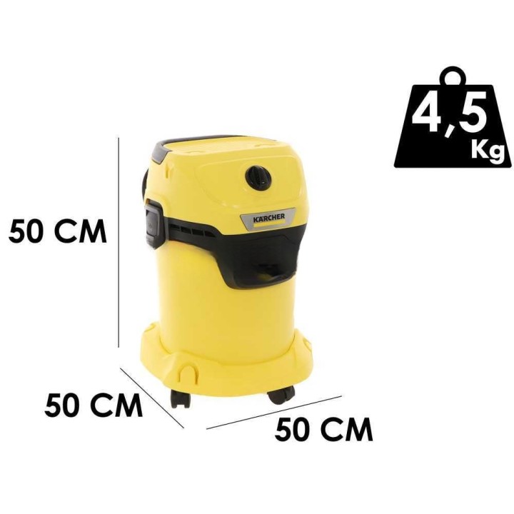 Karcher WD 3 V-17/4/20 märkä- ja kuivaimuri, 1 000 W, 17 l