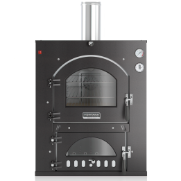 Fontana INC100X65QV puulämmitteinen upotettava uuni 3 paistotasoa 12 pizzaa