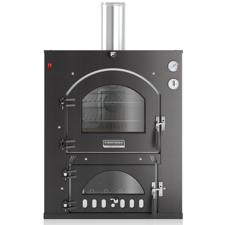 Fontana INC100X65QV puulämmitteinen upotettava uuni 3 paistotasoa 12 pizzaa