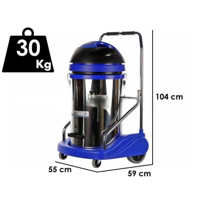 Annovi & Reverberi 4900 pölynimuri, ruostumaton teräs, 77 l, 3 600 W