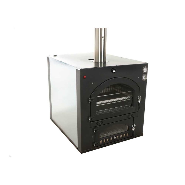 Fontana INC QV 80X45 puulämmitteinen kalusteuuni, 3 paistotasoa