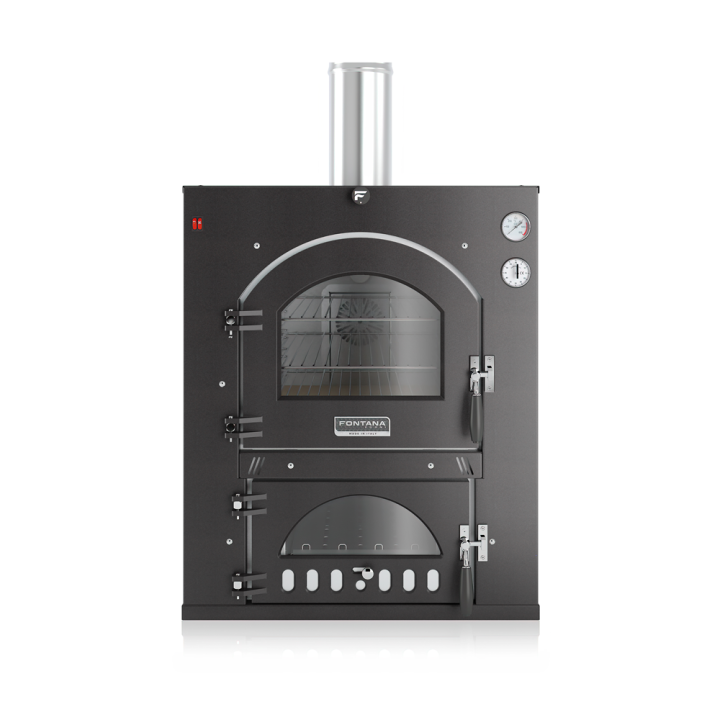 Fontana INC57x45QV puulämmitteinen upotettava uuni 3 paistotasoa