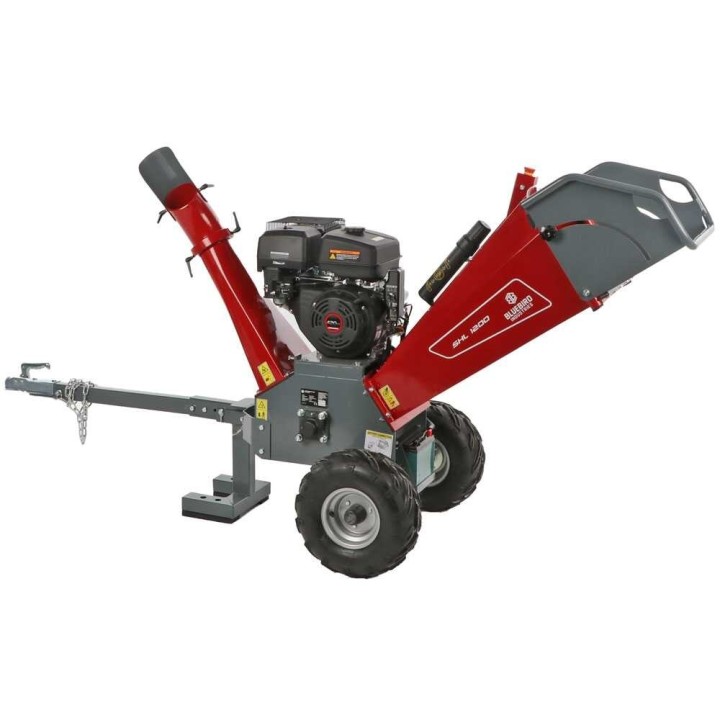 Blue Bird SHL 1200 biotrituratore, Loncin G420F, 15 HP, 100 mm