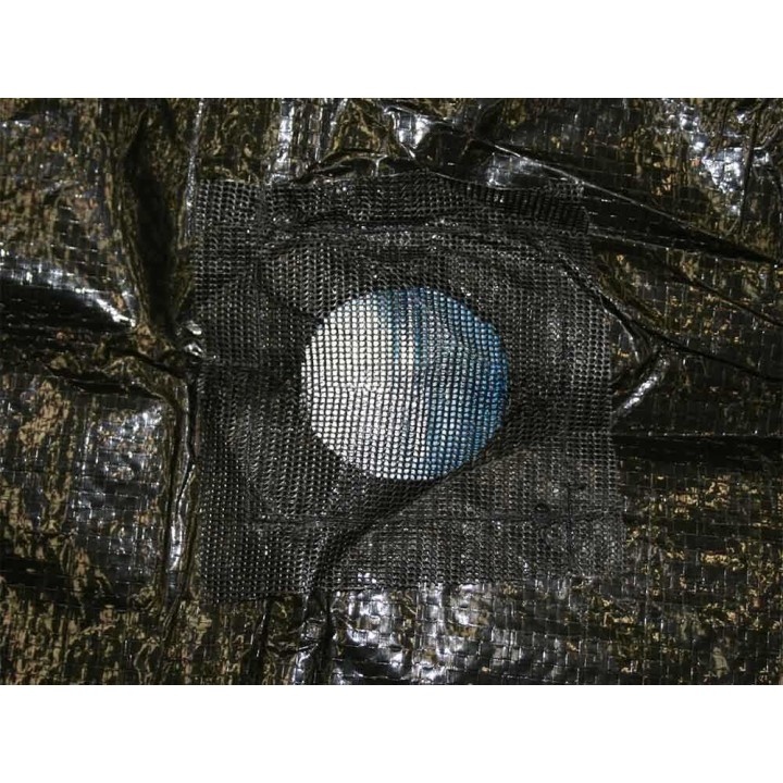 Gre pyöreän uima-altaan peite, Ø350 cm, musta, polyeteeni, 120 g/m²