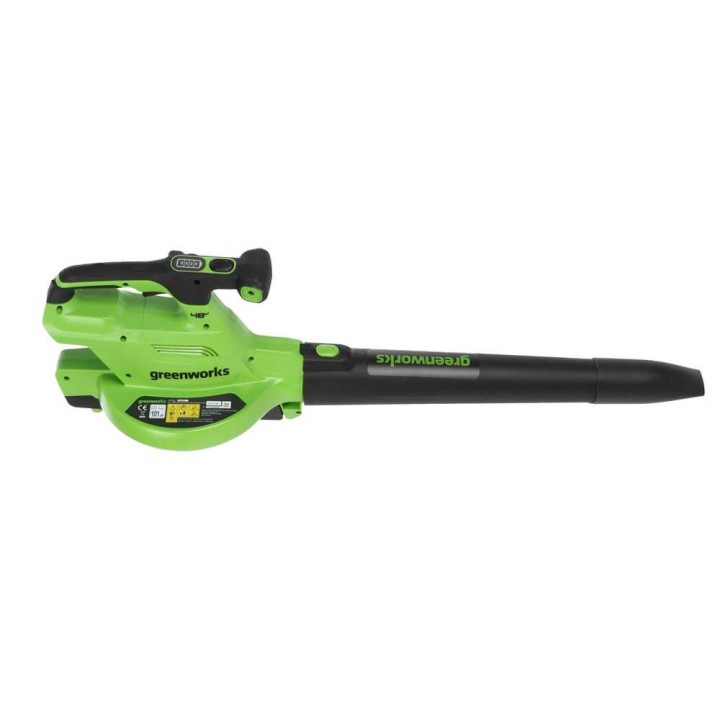 Greenworks GD48BVII akkukäyttöinen puhallin-imuri, 48 V, ilman akkua ja laturia