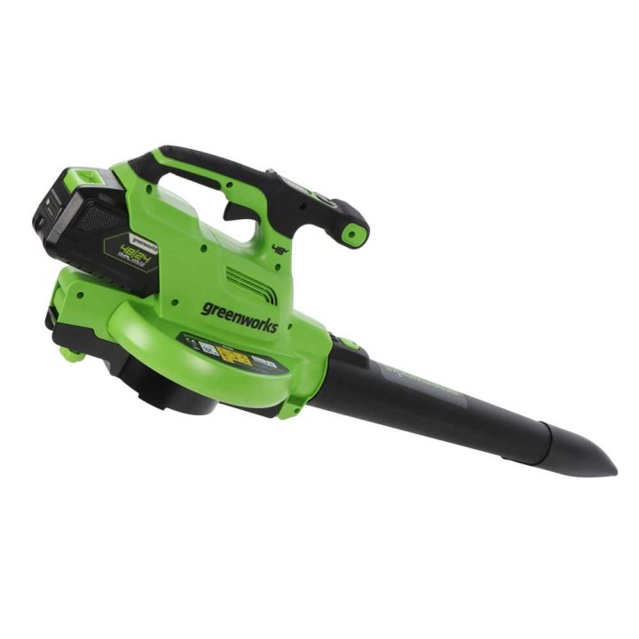 Greenworks GD48BVIIK4 akkukäyttöinen puhallin-imuri, 48 V, 4 Ah