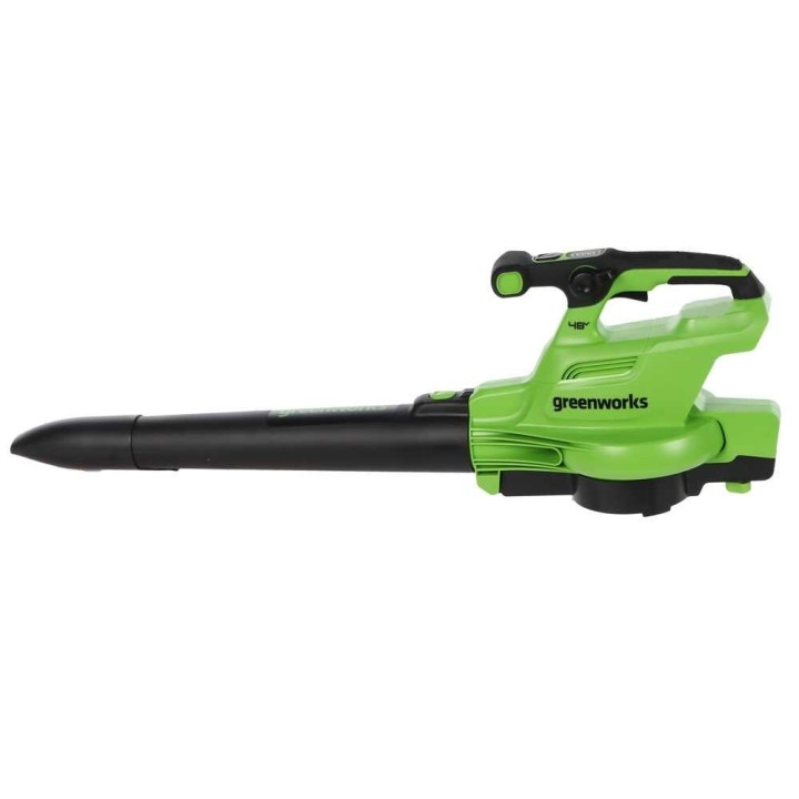 Greenworks GD48BVIIK4 akkukäyttöinen puhallin-imuri, 48 V, 4 Ah