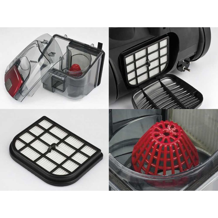 G3 Ferrari Pulisco sykloninen pölynimuri, 700 W, 1,5 l, pussiton