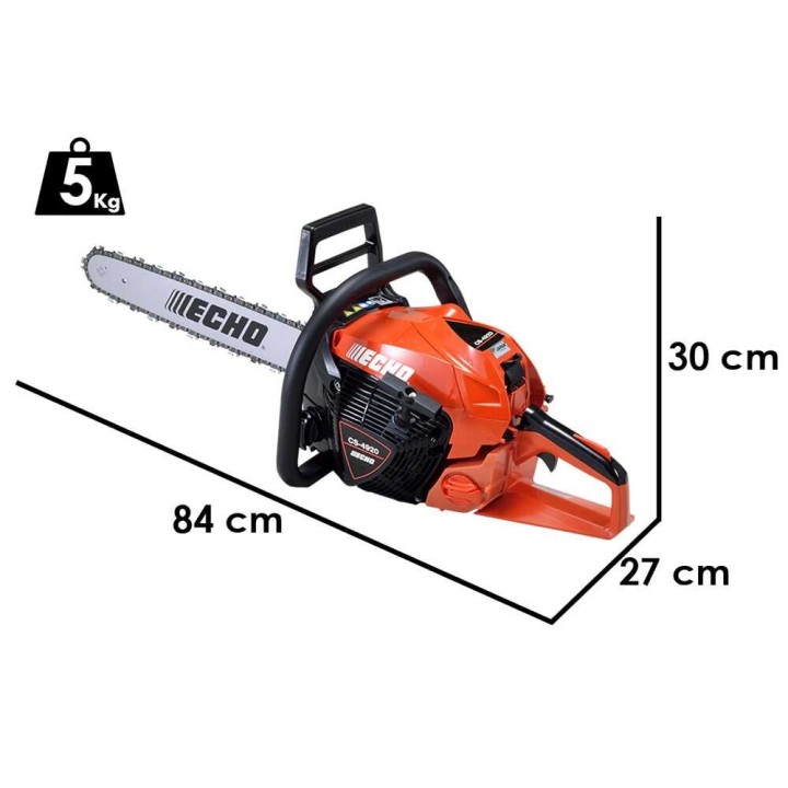 Echo CS 4920ES -moottorisaha, 3,4 HP, 45 cm laippa