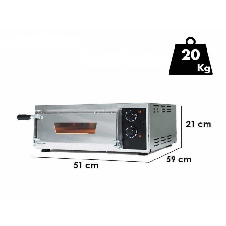 Effeuno EFFE 1 sähköinen pizzauuni, 1 800 W, 230 V