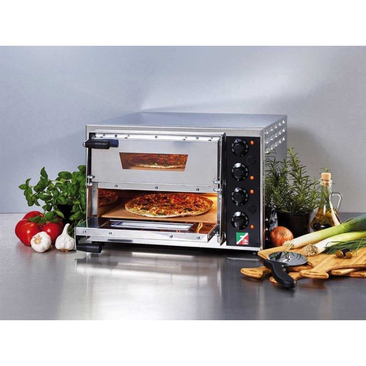 EFFE 11 sähköinen pizzauuni, 3 600 W, 230 V, kaksi paistotasoa