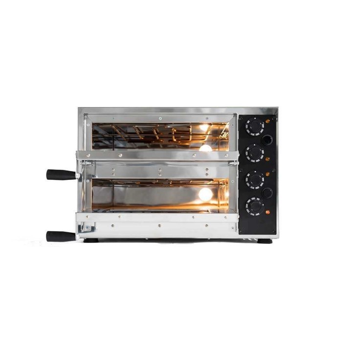 EFFE 11 sähköinen pizzauuni, 3 600 W, 230 V, kaksi paistotasoa