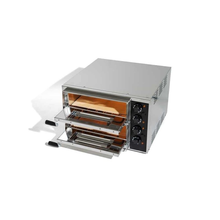 EFFE 11 sähköinen pizzauuni, 3 600 W, 230 V, kaksi paistotasoa