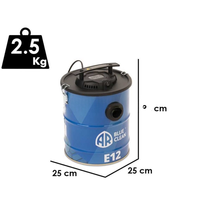 Annovi & Reverberi AR E12 tuhkaimuri, 600 W, 12 l, kylmälle tuhkalle