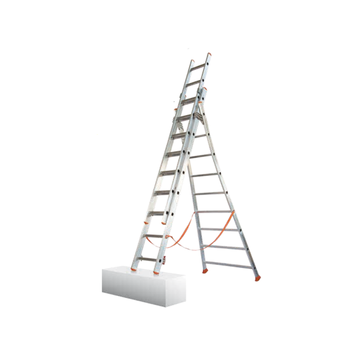 Facal Atlanta ATL230-3 alumiinitikas, 3 × 8 askelmaa, 5,10 m, 150 kg