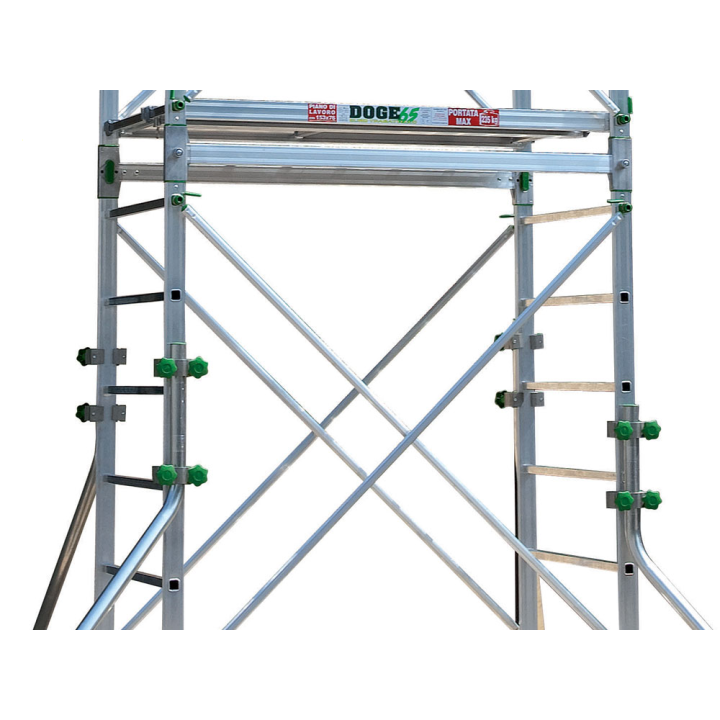 Facal DOGE65 DG6/7CEN siirrettävä alumiiniteline, 970 cm, 235 kg