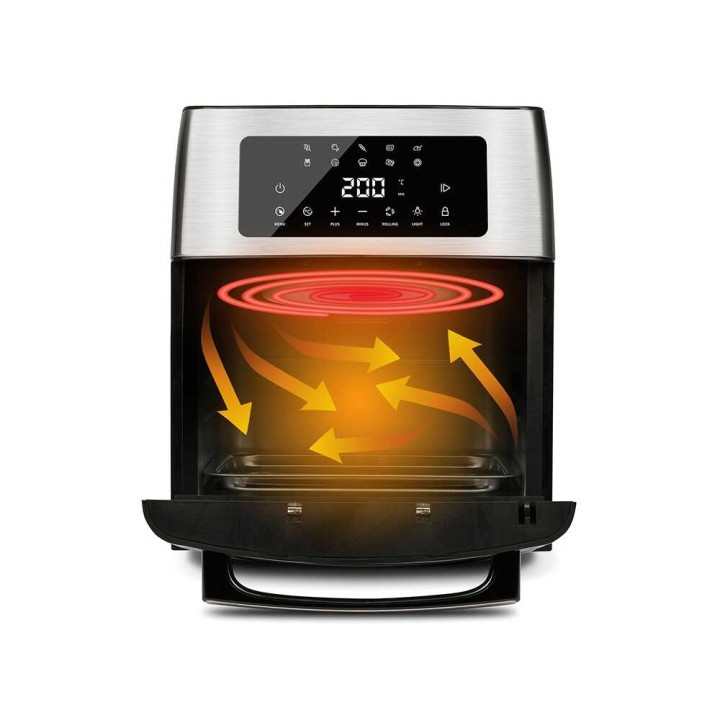 G3 Ferrari Friggisano Evo 15 ilmafriteerauskeitin ja sähköuuni, 1 700 W, 15 l