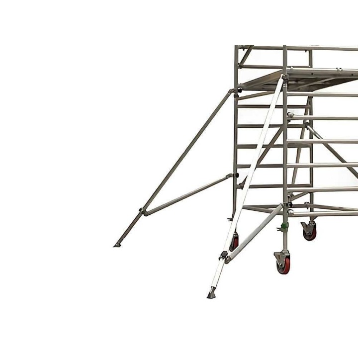 Facal Capo C41-2/C-BLI alumiiniteline, 10,71 m, tasaava pohja