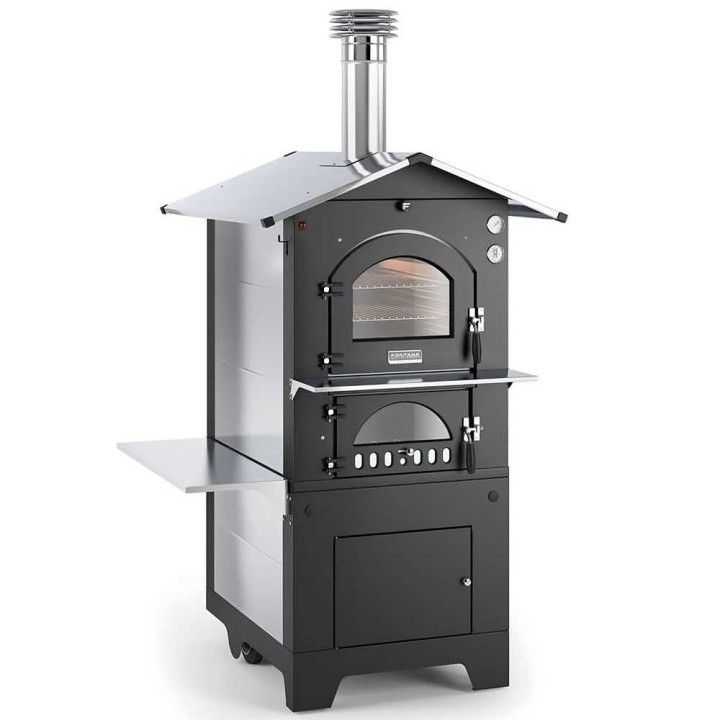 Fontana Gusto 80 65 puulämmitteinen ulkouuni 3 paistotasoa