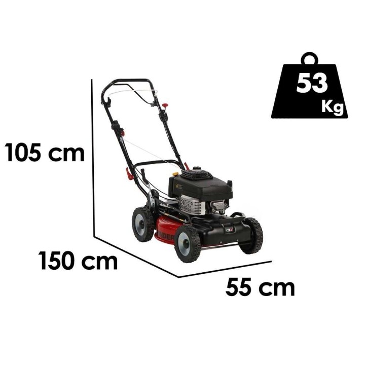 Marina Systems GRINDER 4X4 SKW bioleikkaava ruohonleikkuri, Kawasaki FJ180V, 52 cm, 4×4