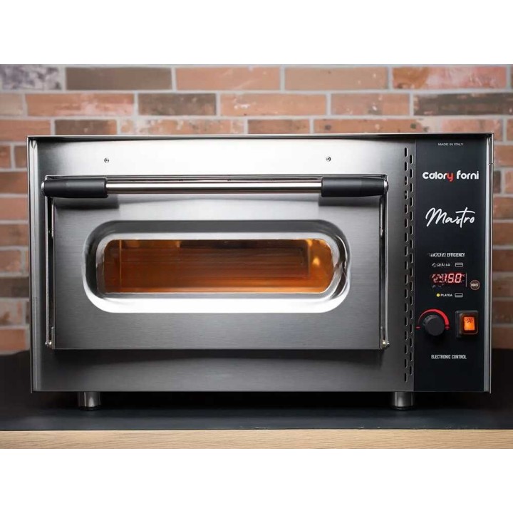 Calory Forni CF62E Mastro sähköuuni pizzalle, 3 000 W, 450 °C