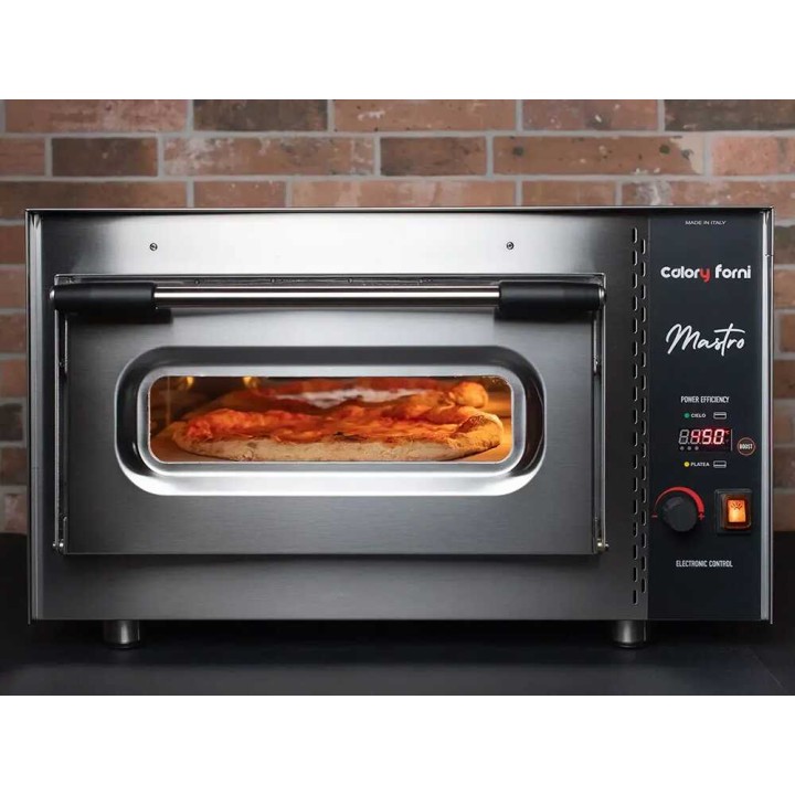 Calory Forni CF62E Mastro sähköuuni pizzalle, 3 000 W, 450 °C