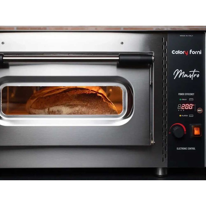 Calory Forni CF62E Mastro sähköuuni pizzalle, 3 000 W, 450 °C