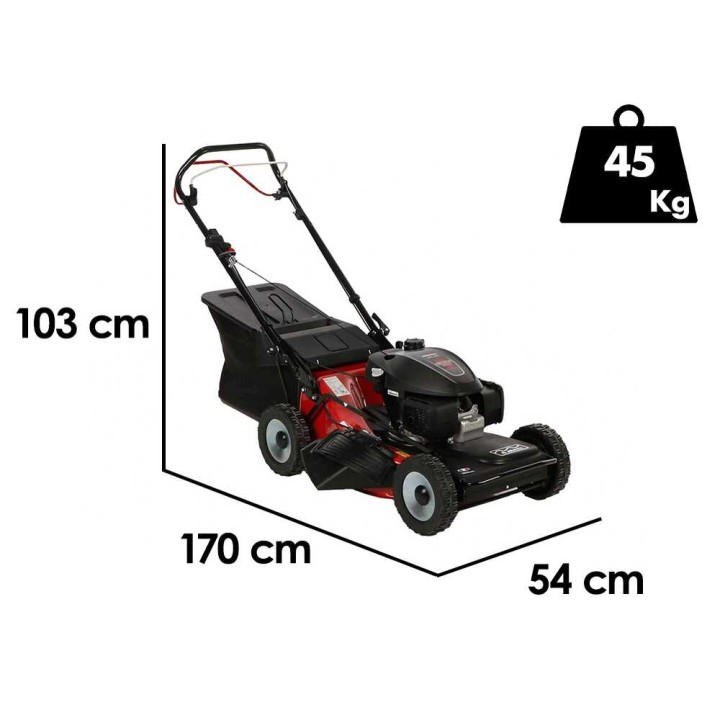4 MAXI 52 SH 4 in 1 -bensiiniruohonleikkuri, Honda GCVX 200, 52 cm, 4WD