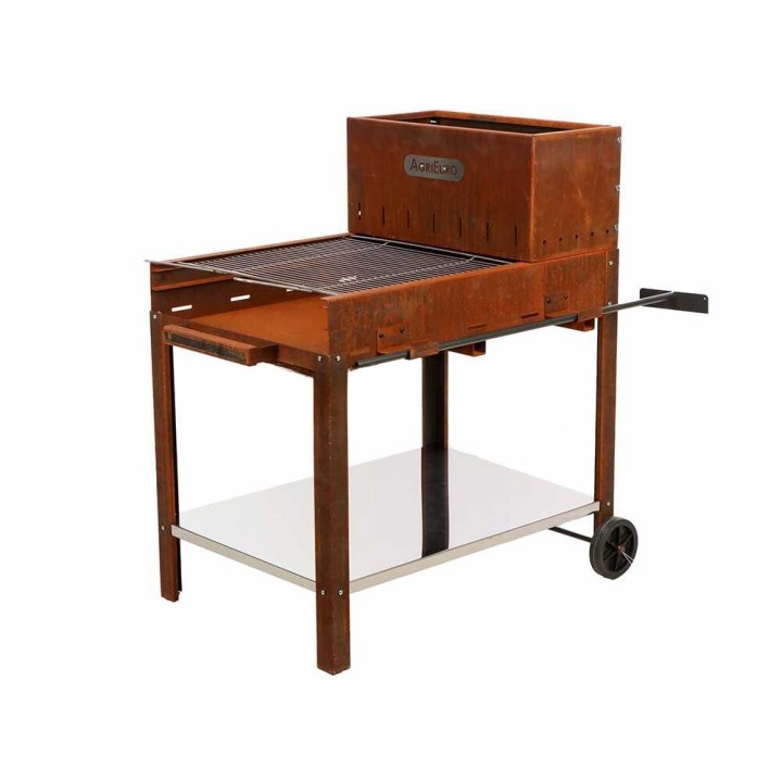 Super Flipper barbecue puulle tai hiilelle, corten-teräs, 3 180 cm²