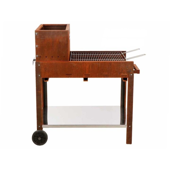 Super Flipper barbecue puulle tai hiilelle, corten-teräs, 3 180 cm²