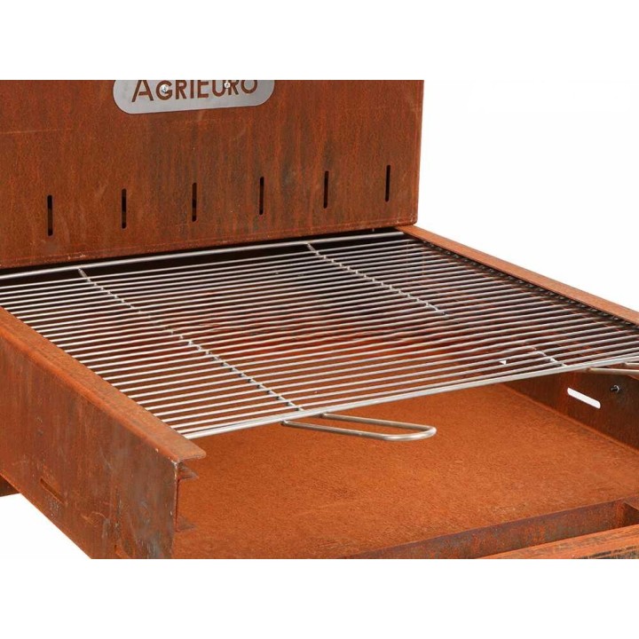 Super Flipper barbecue puulle tai hiilelle, corten-teräs, 3 180 cm²