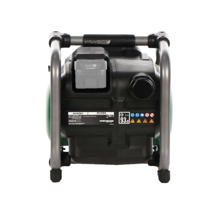 HiKOKI EC36DAW4Z akkukompressori, 36 V, 4 Ah, 9,3 bar